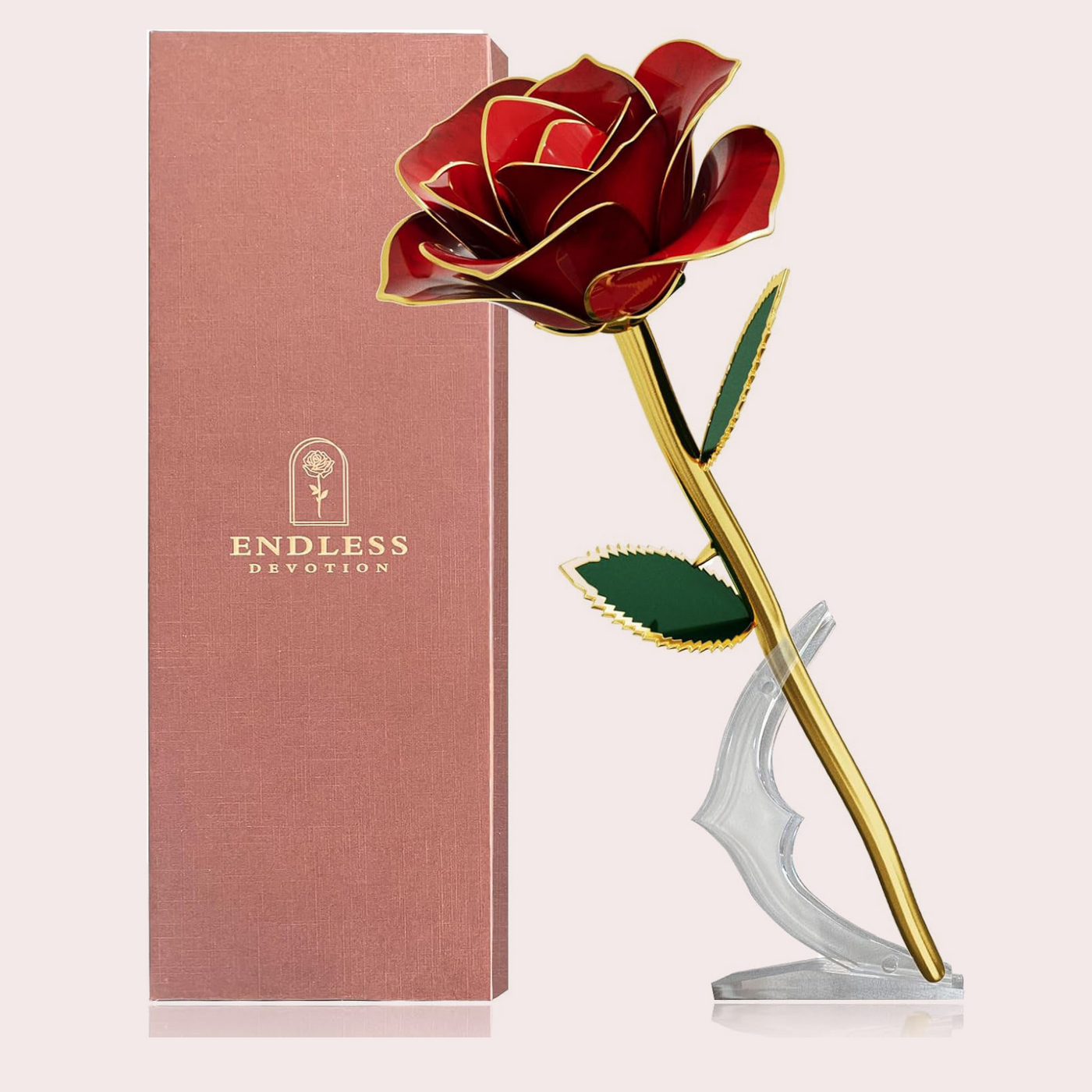 Authentic Real Rose Dipped in Gold For Valentine's Day, Gifts For Her.