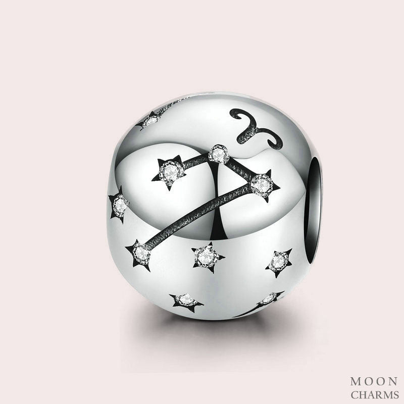 Authentic Sparkling Constellations Zodiac Charms