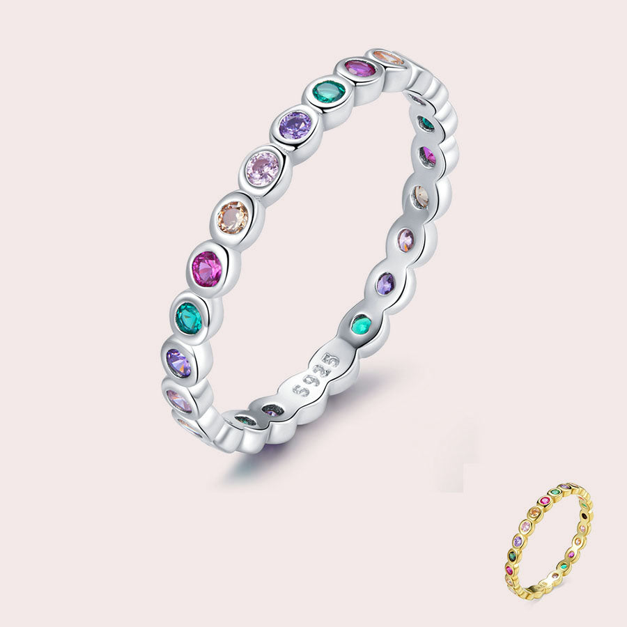 Band Of Gemstones Ring