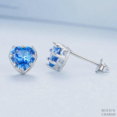 Authentic Birthstone Stud Earrings