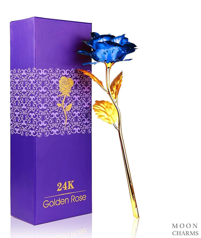 Luxury Gold Plated Rose Dipped in 24K For Valentine's Day Love Mom Gifts