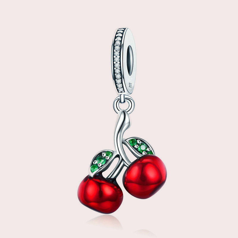 Red Cherry Dangle Charm