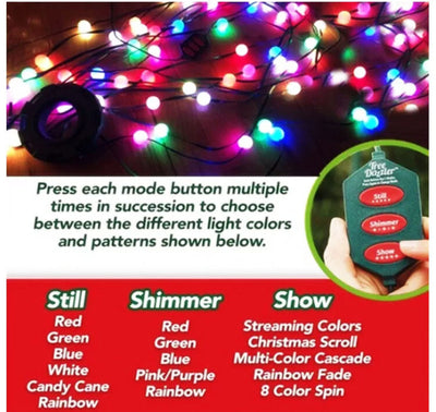 Star Shower Tree Dazzler Christmas Lights By BulbHead, As Seen On Tv. Limited Quantity.