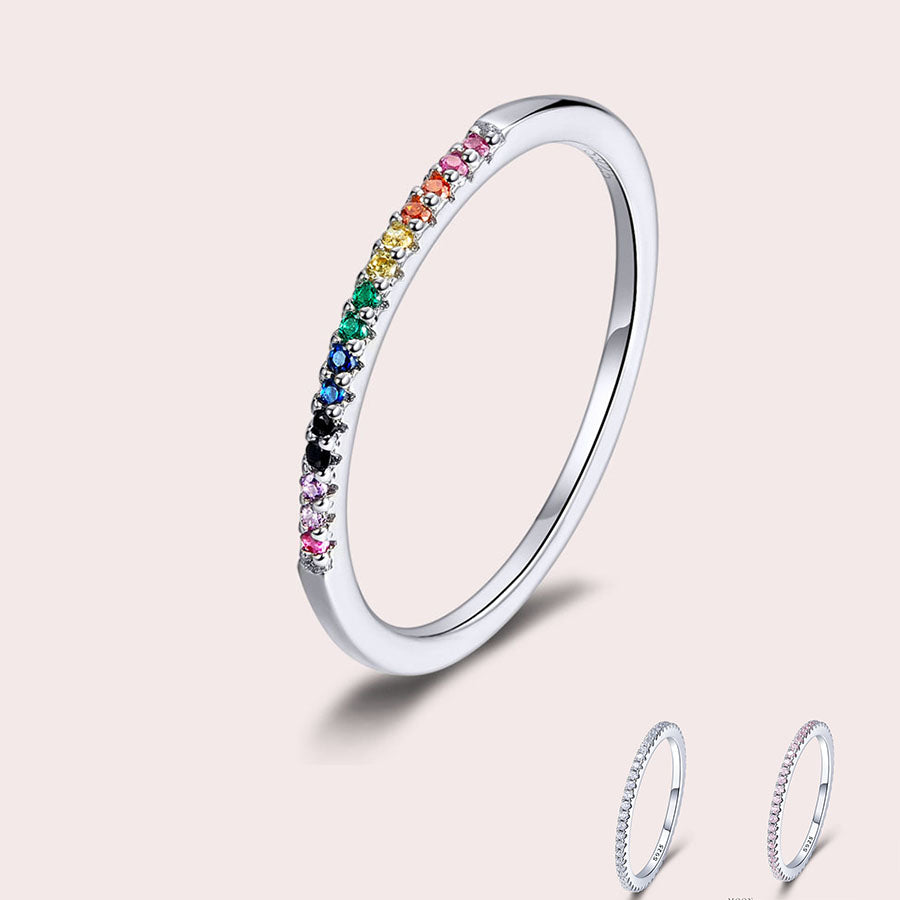 Colorful Pavé Ring