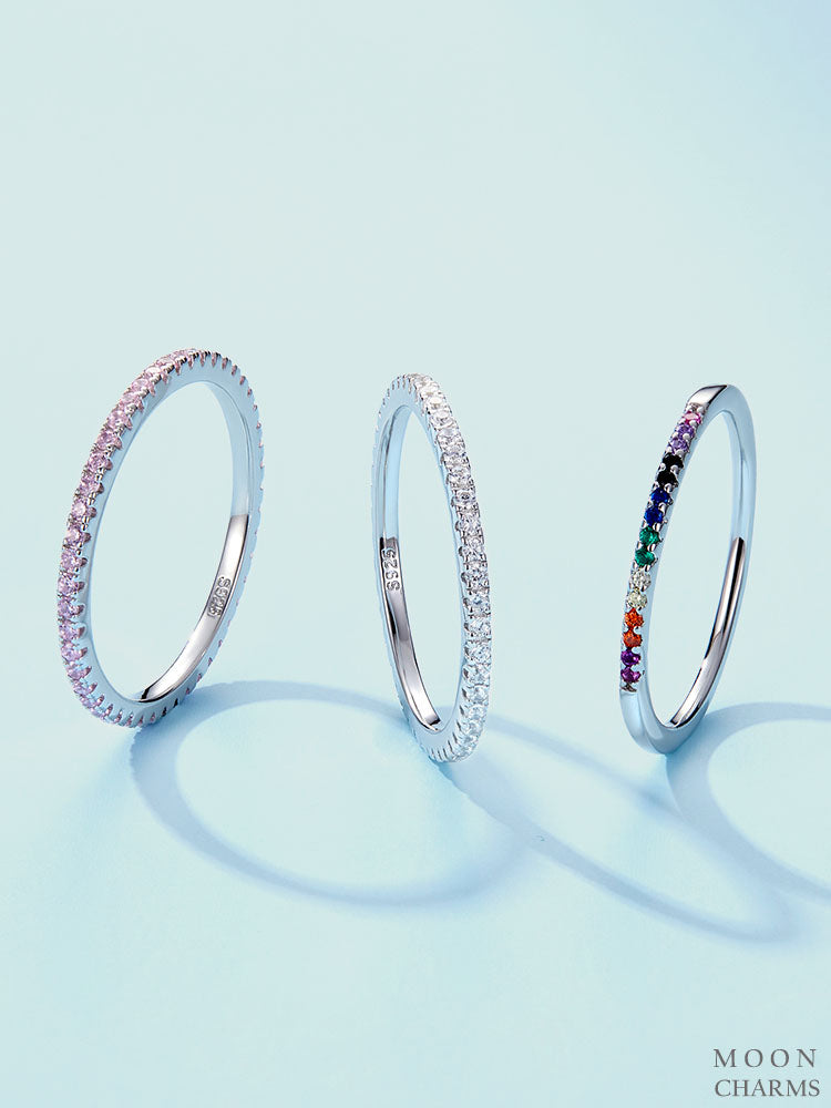 Colorful Pavé Ring