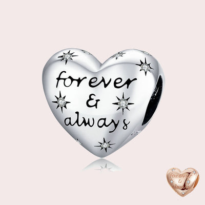 Forever & Always Heart Charm