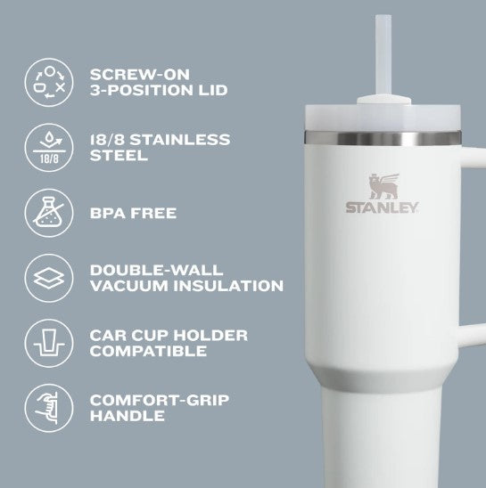 Stanley 40oz Stainless Steel H2.0 Flowstate Quencher Tumbler, LIMITED EDITION !
