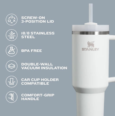 Stanley 40oz Stainless Steel H2.0 Flowstate Quencher Tumbler, LIMITED EDITION !