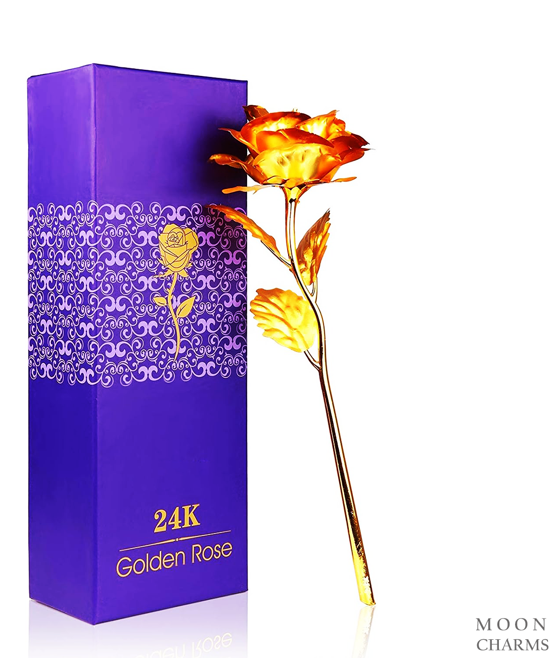 Luxury Gold Plated Rose Dipped in 24K For Valentine's Day Love Mom Gifts