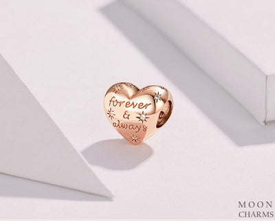 Forever & Always Heart Charm