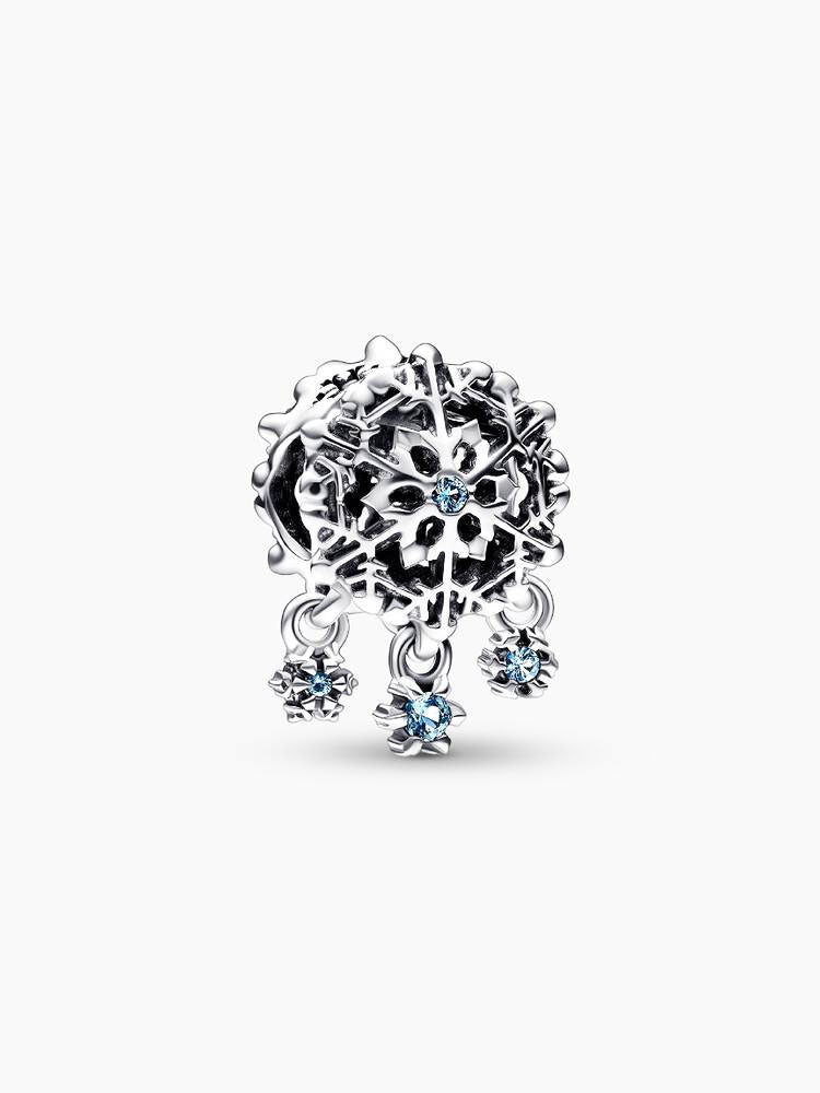 PANDORA Icy Snowflake Drop Charm ALE