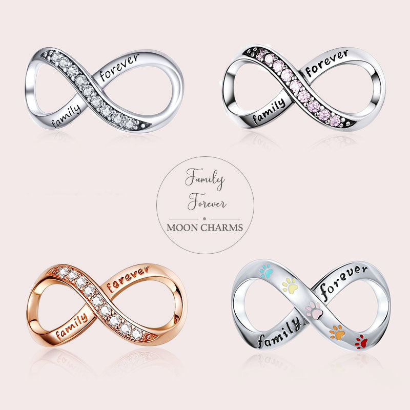 The Family Forever Infinity Charms