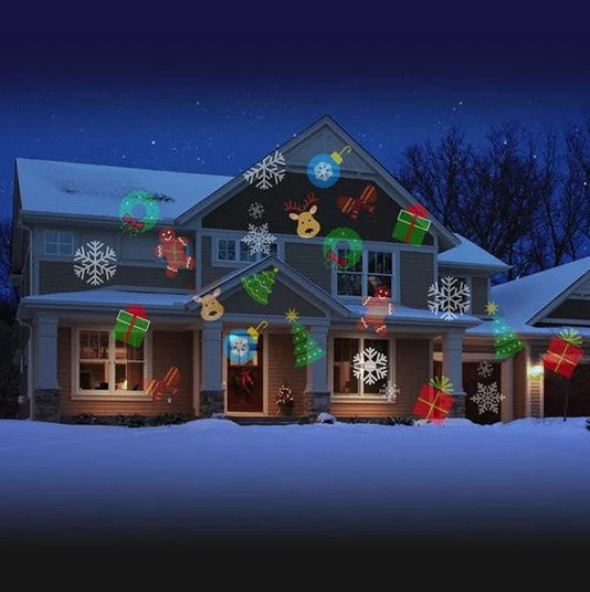 Star Shower Slide Show Christmas Lights, 12 Slides By BulbHead, AS SEEN ON TV, Limited Edition !