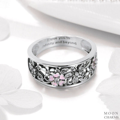 Daisy Pink Blossom Ring