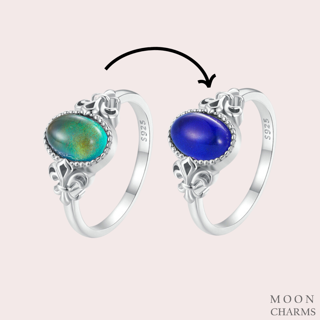 Oval Birthstone Secret Ring