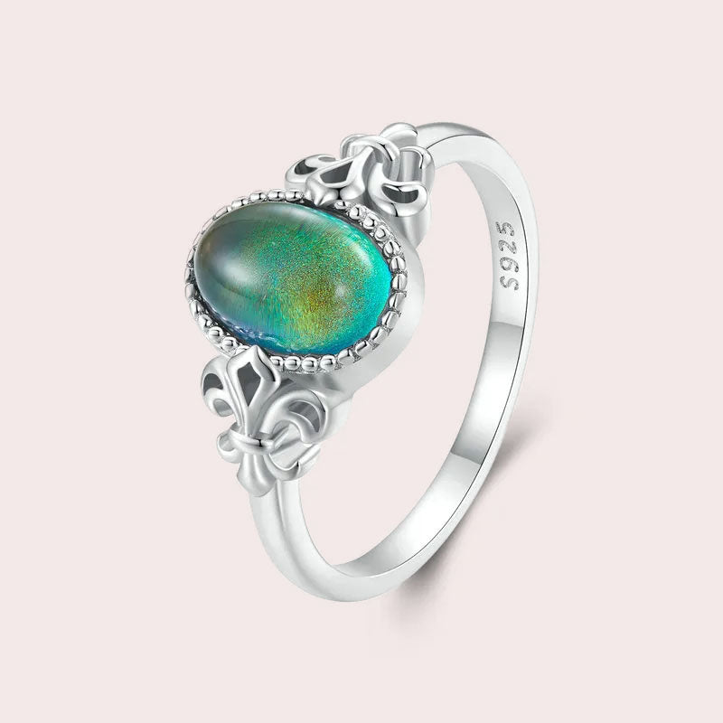 Oval Birthstone Secret Ring