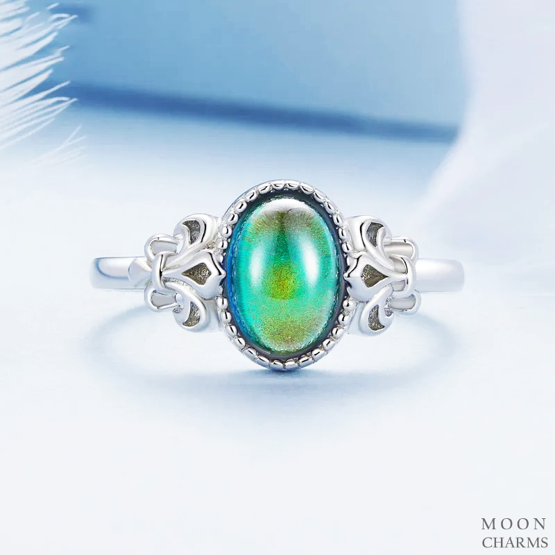 Oval Birthstone Secret Ring