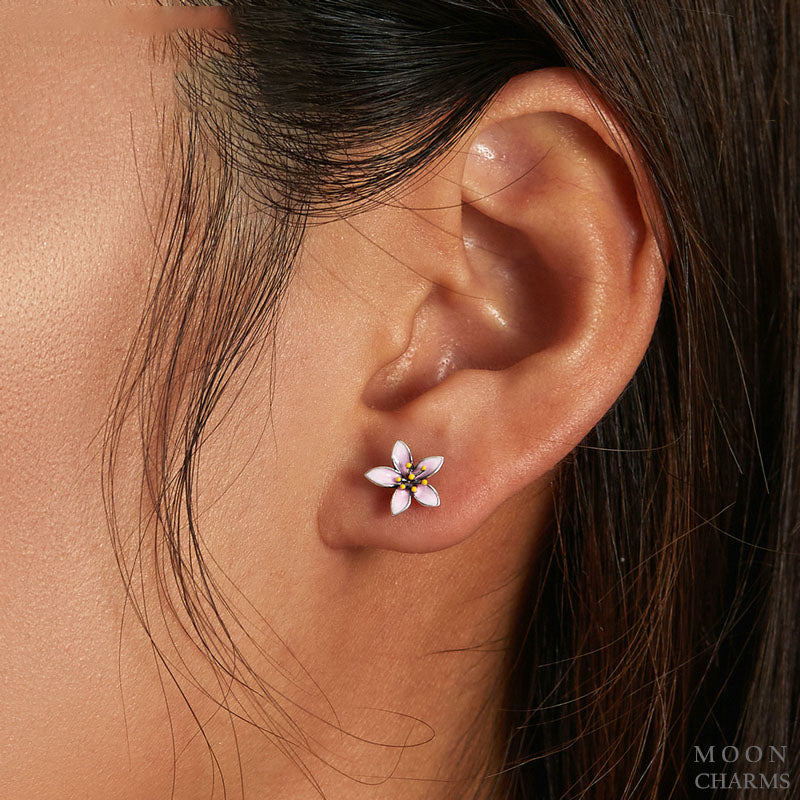 Earrings 4: Pink Cherry Blossom Earrings