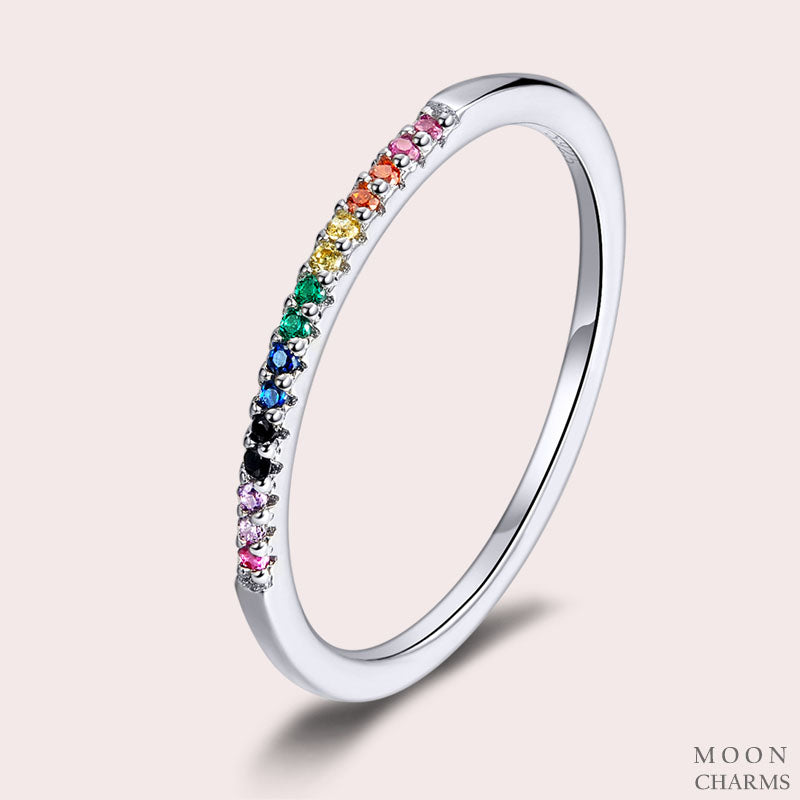 Colorful Pavé Ring