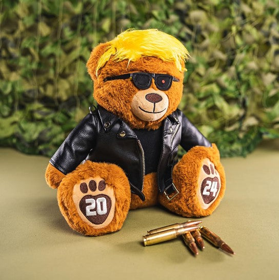 10,2" Original Trumpinator Bear Donald Trump 2024 Birthday Xmas Valentines Day Gifts Trumpy Bear Collection