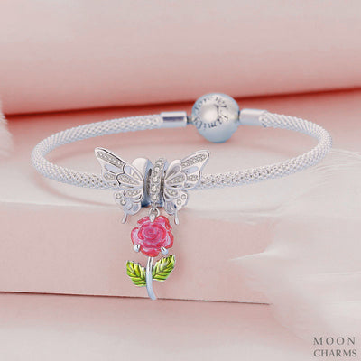 The Secret Rose Dangle Charm