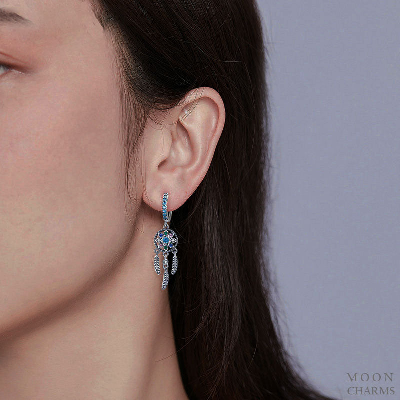 The Dreamcatcher Hoop Earrings