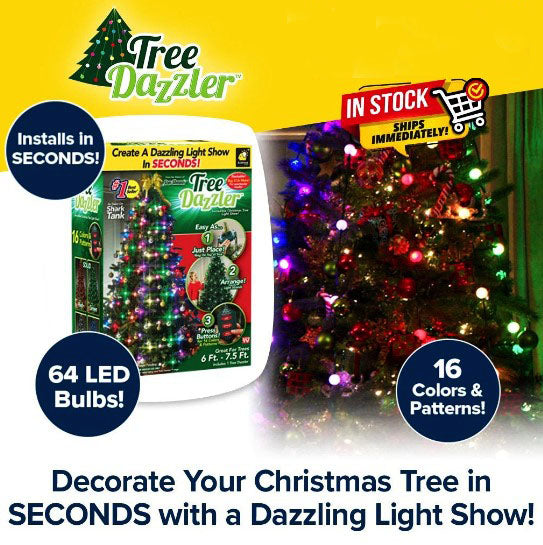 Star Shower Tree Dazzler Christmas Lights By BulbHead, As Seen On Tv. Limited Quantity.