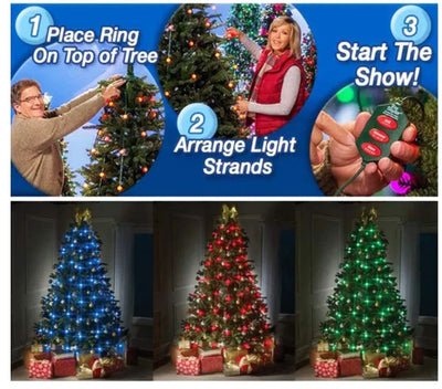 Star Shower Tree Dazzler Christmas Lights By BulbHead, As Seen On Tv. Limited Quantity.