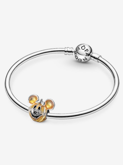 Pandora Disney Mickey Mouse Pumpkin Charm Sterling silver Halloween Collection