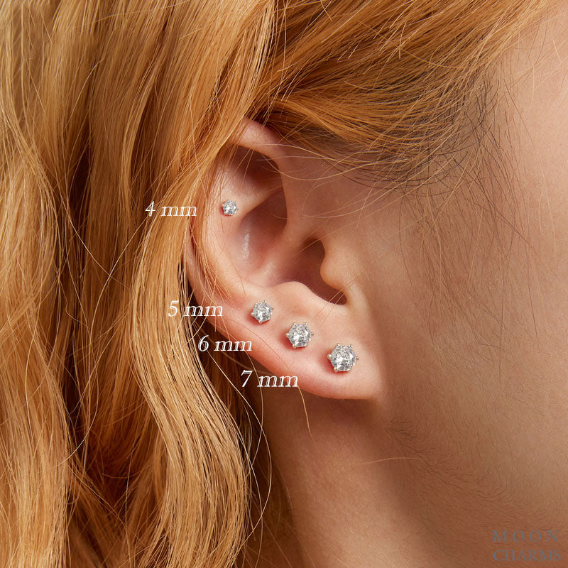 Sparkling Stud Earrings