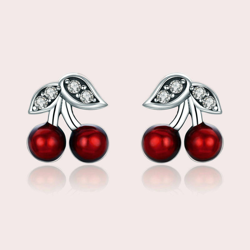 Red Cherry Earrings