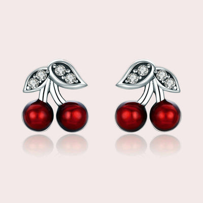 Red Cherry Earrings