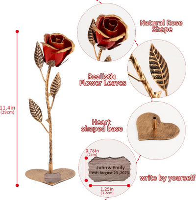 Handmade Rose For Eternal LOVE, Gifts For Valentine's Day.