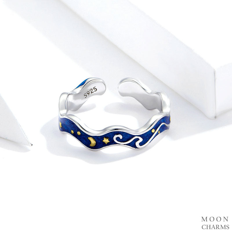 Starry Night Open Ring