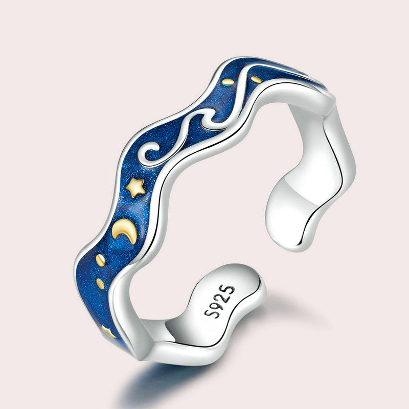 Starry Night Open Ring