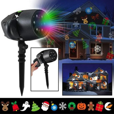 Star Shower Slide Show Christmas Lights, 12 Slides By BulbHead, AS SEEN ON TV, Limited Edition !