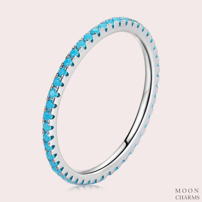 Moon Charms Pavé Ring